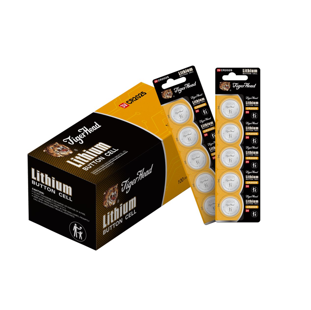 Tiger Head 3V Lithium Button Cell Battery