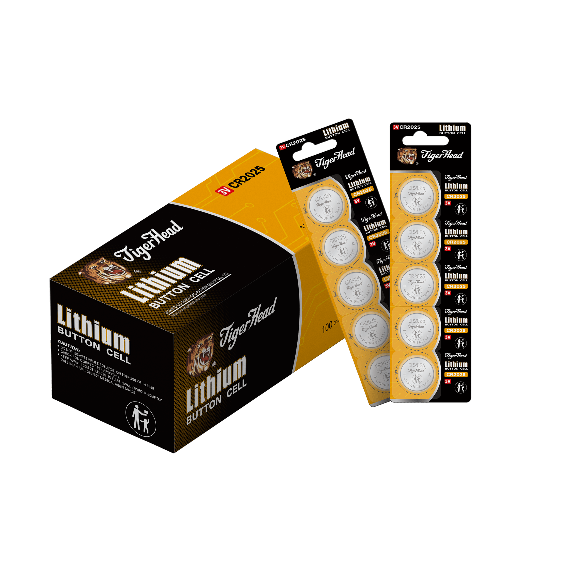 tiger head 3V Lithium Button Cell Battery Cr2016/Cr2032/Cr2025